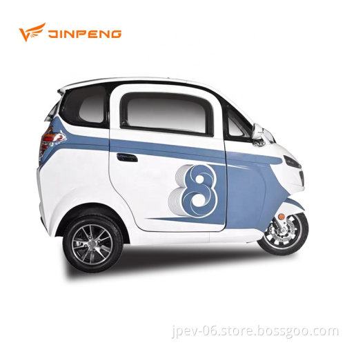 Certificato di eu COC Eu di Jinpeng X2 Registrati legalmente Tricycle Electric Electric Electric Rickshaw per un prezzo di fabbrica di passeggeri 1500W